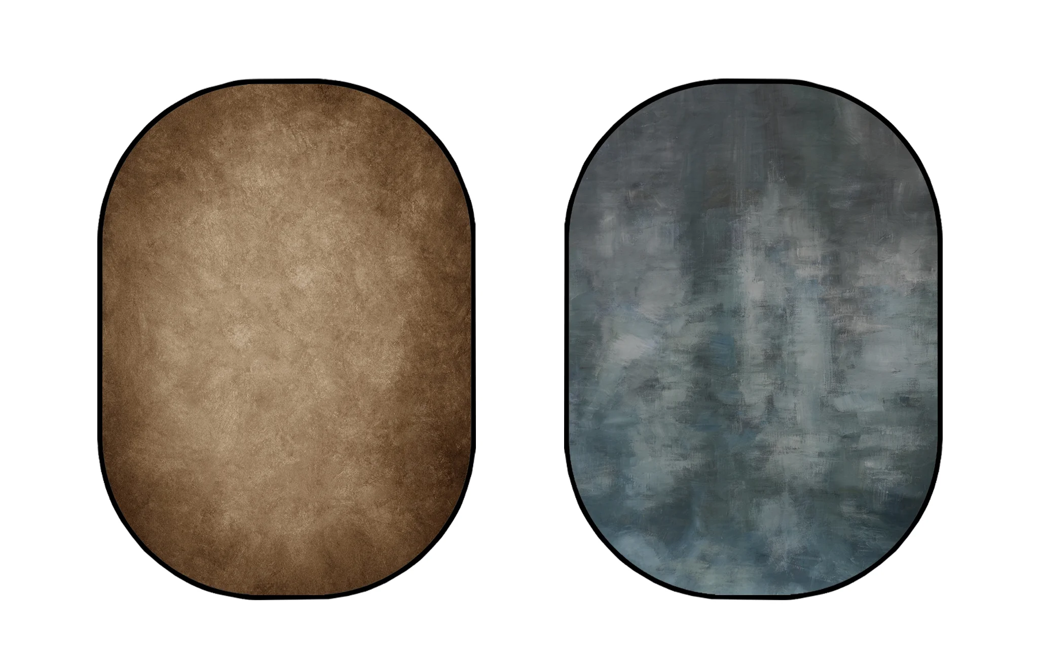 Kate Abstract Brown Texture/Abstract Gray Mixed Green Collapsible Backdrop Photography 5X6.5ft(1.5x2m) - Image 3