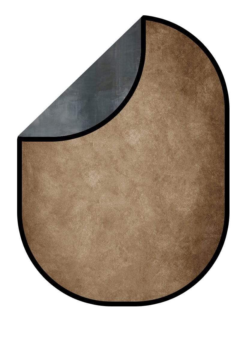 Kate Abstract Brown Texture/Abstract Gray Mixed Green Collapsible Backdrop Photography 5X6.5ft(1.5x2m) - Image 6