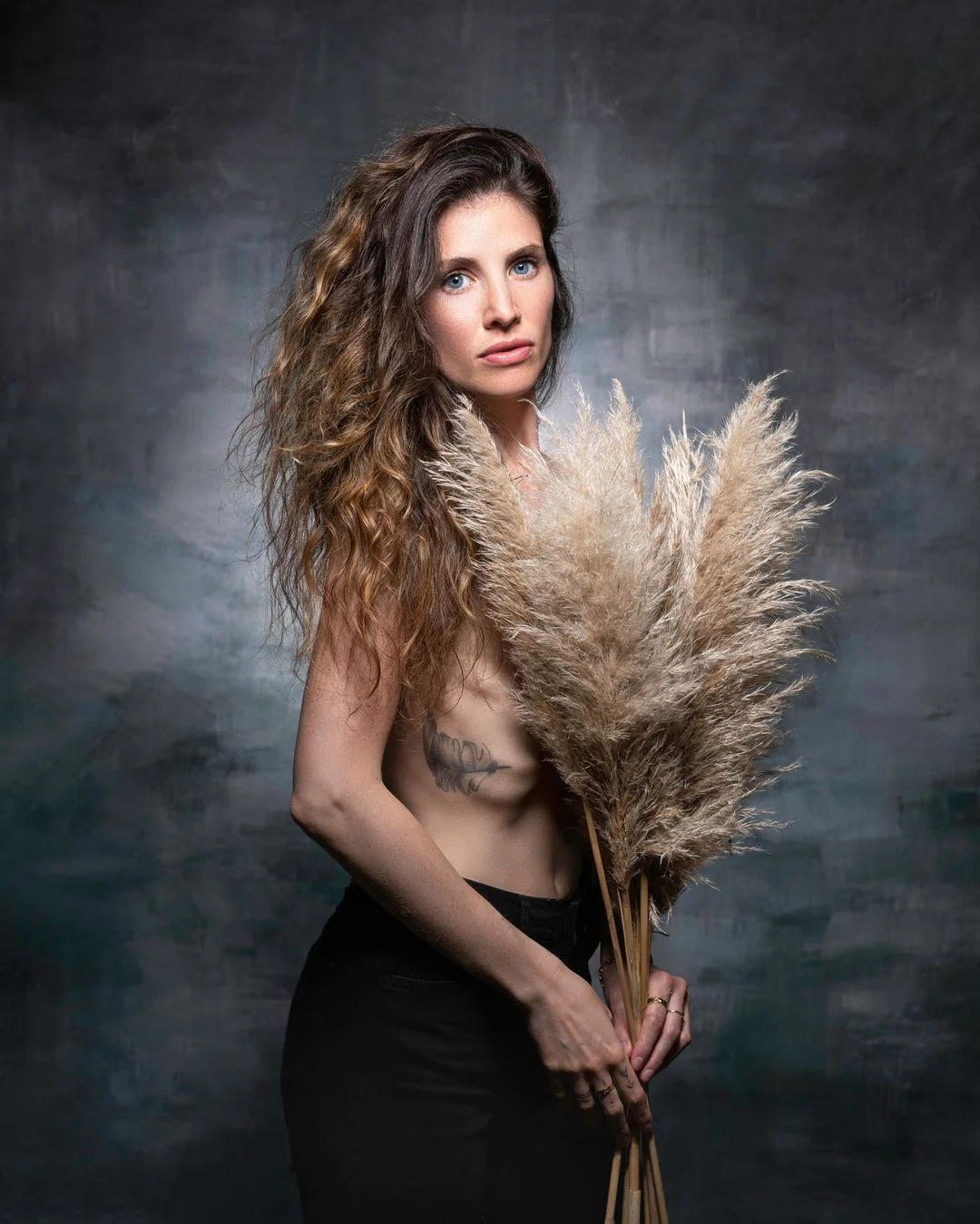 Kate Abstract Brown Texture/Abstract Gray Mixed Green Collapsible Backdrop Photography 5X6.5ft(1.5x2m) - Image 8