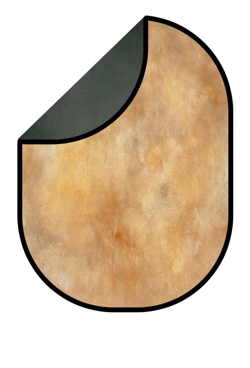 Kate Abstract Yellow Brown/Abstract Dark Gray Collapsible Backdrop Photography 5X6.5ft(1.5x2m) - Image 3