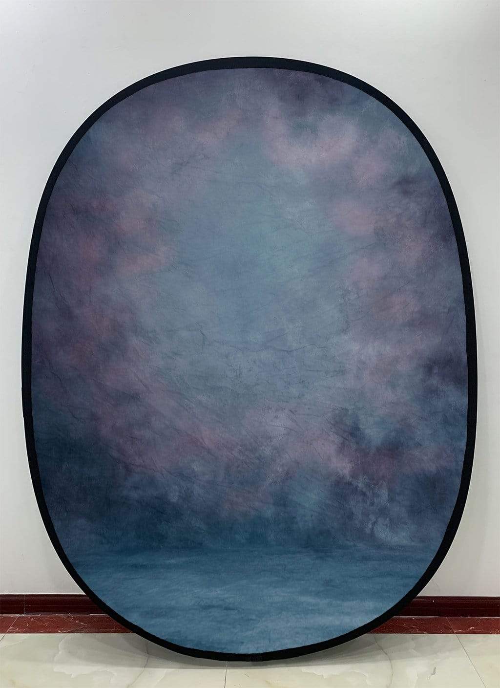 Kate Blue Purple Gradient Abstract Texture/ Dark Blue Green mixed Brown Red Collapsible Backdrop Photography 5X6.5ft(1.5x2m) - Image 3