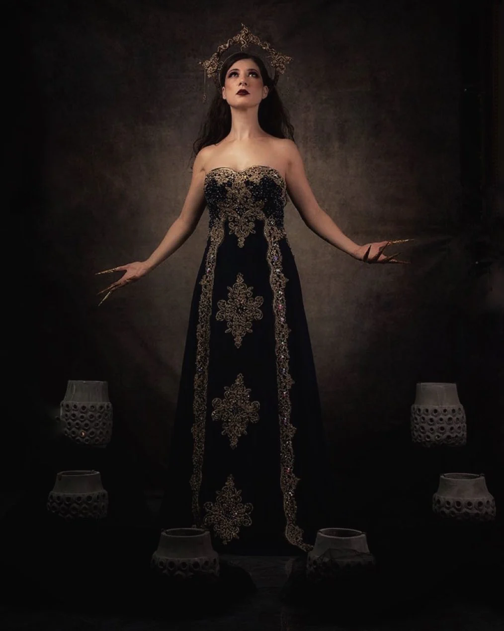 Kate Dark Brown Abstract Texture/Silver Grey Texture Collapsible Backdrop Photography 5X6.5ft(1.5x2m) - Image 7