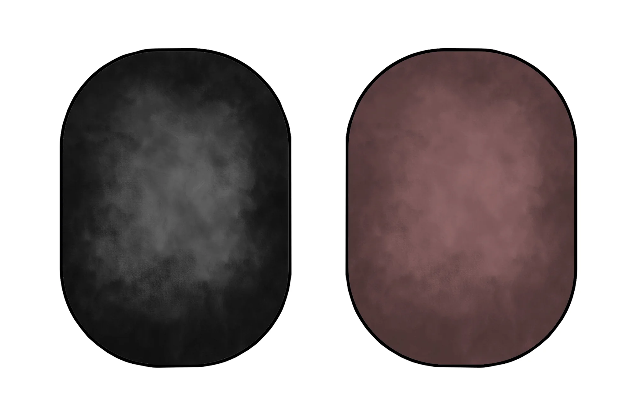 Kate Dark Chocolate Brown Abstract Texture/Dark Gray Black Texture Collapsible Backdrop Photography 5X6.5ft(1.5x2m) - Image 3