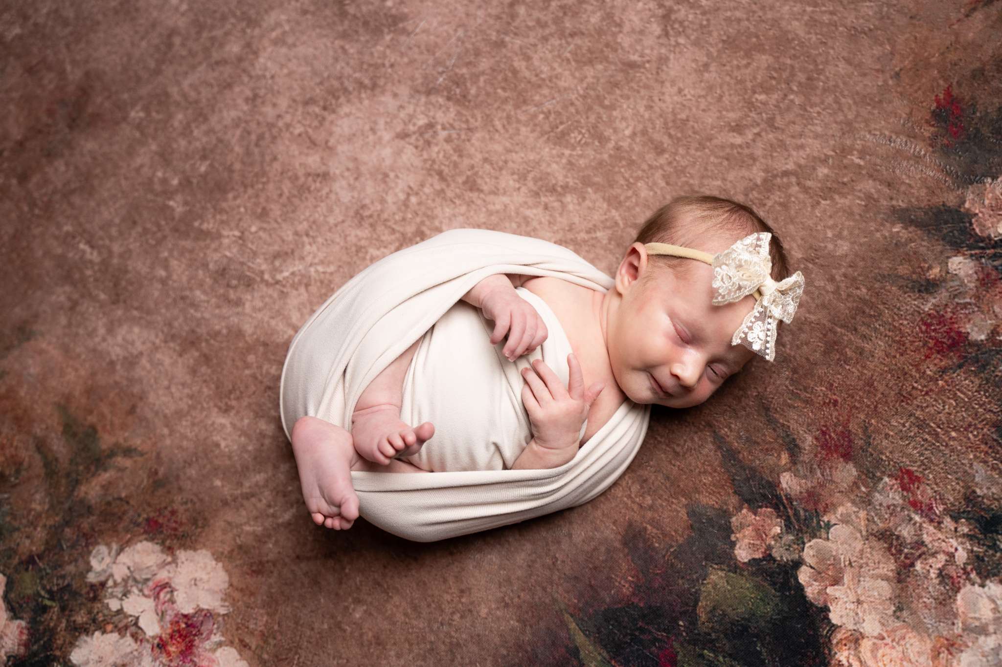 Kate Fine Art Dark/Brown Floral Collapsible Backdrop Photography 5X6.5ft(1.5x2m) - Image 8