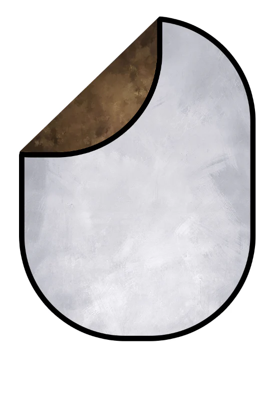 Kate Gray Abstract Texture / Brown Oil Painting Abstract texture Collapsible Backdrop Photography 5X6.5ft(1.5x2m) - Image 3